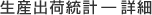 生産出荷統計—詳細